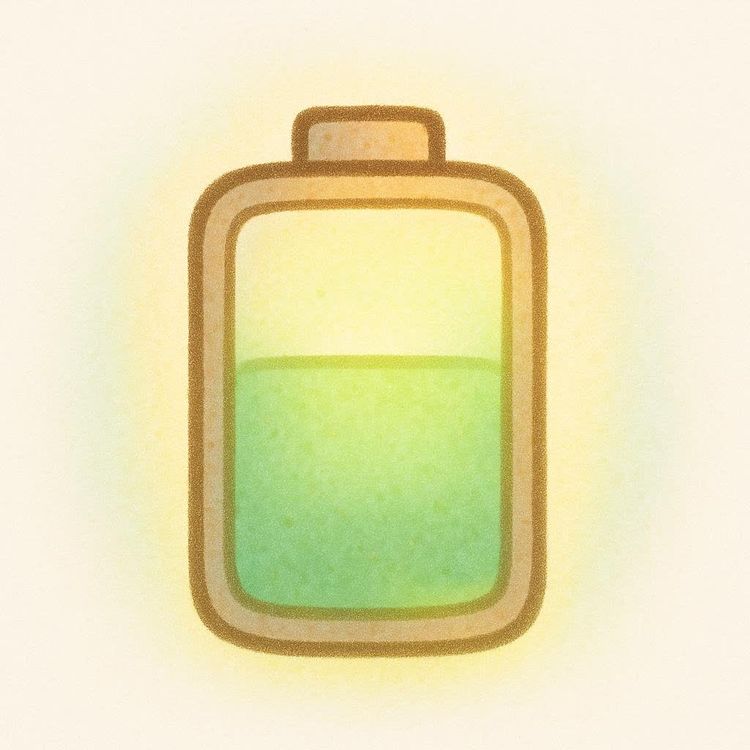 Battery icon representing aerobic energy capacity