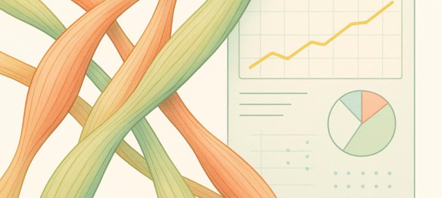 Abstract digital muscle data concept