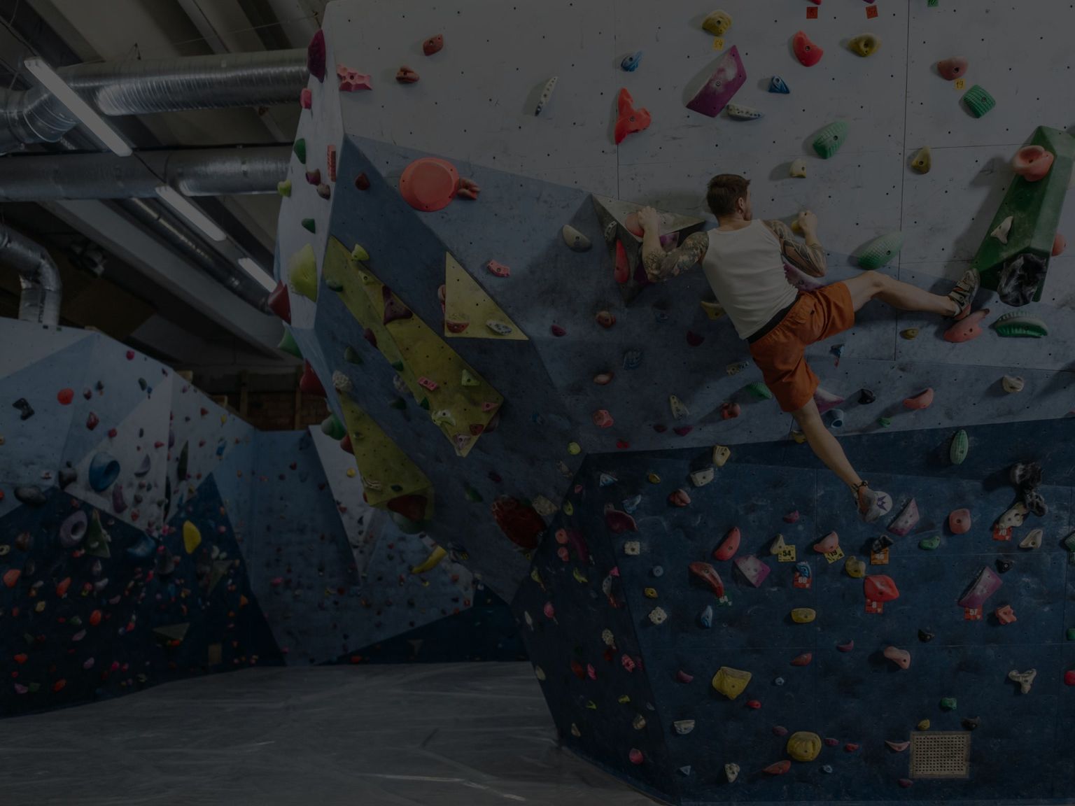 CoverShort: Climbing Gym Man Mobile