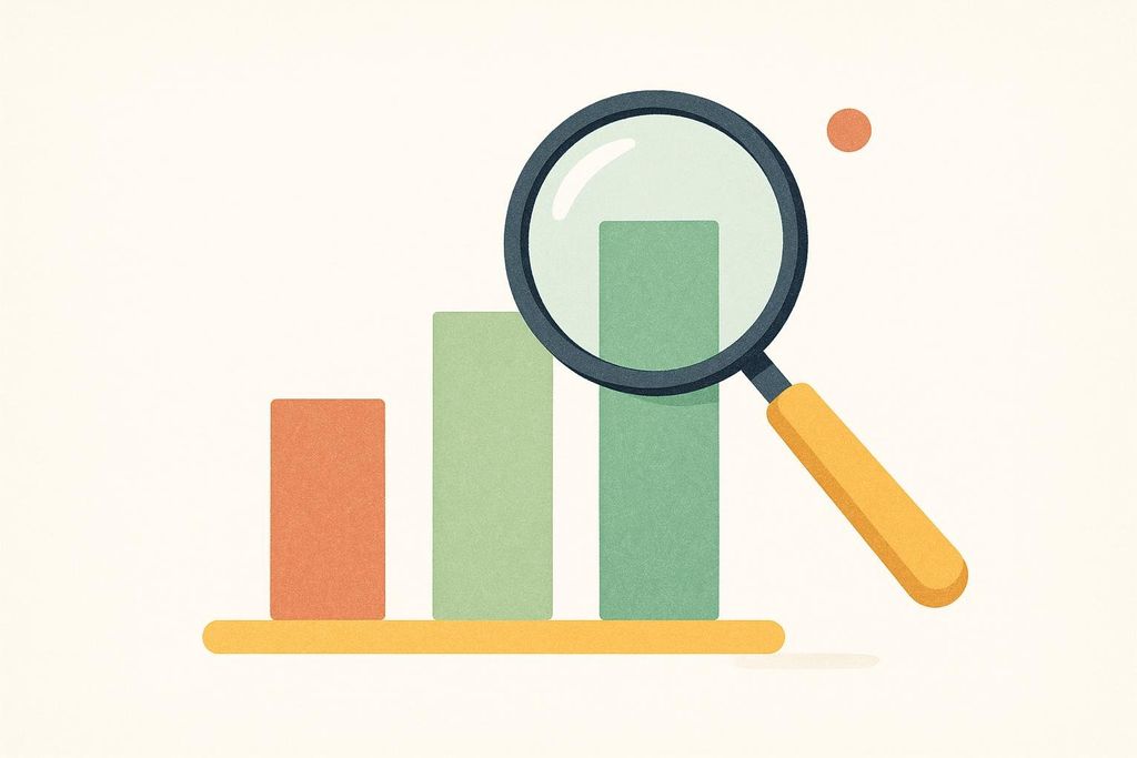 Abstract chart illustrating the measurement of personal fitness data