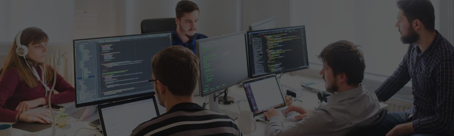 CoverShort: Software Developer Team Working Desktop