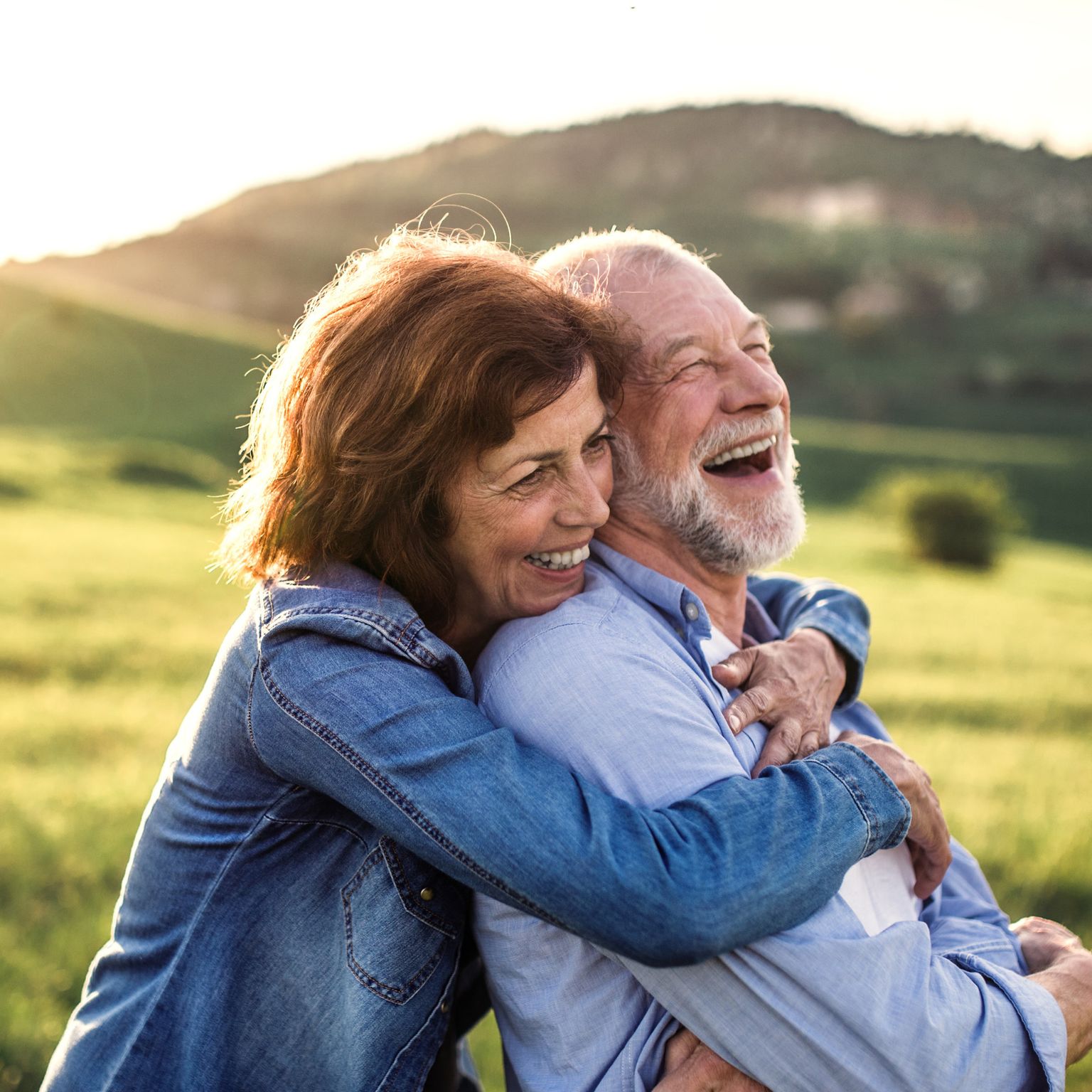 HalfImage: Older Couple