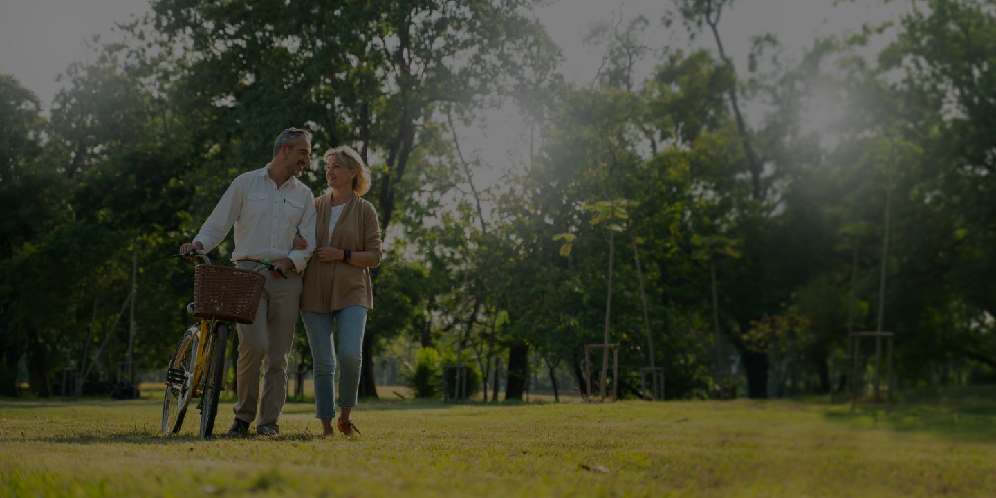 Cover: Couple Walking in Park
