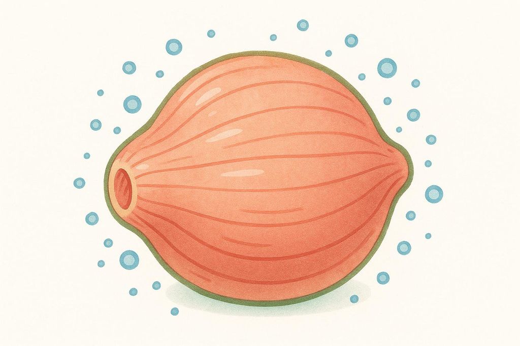 Illustration of a muscle cell absorbing water