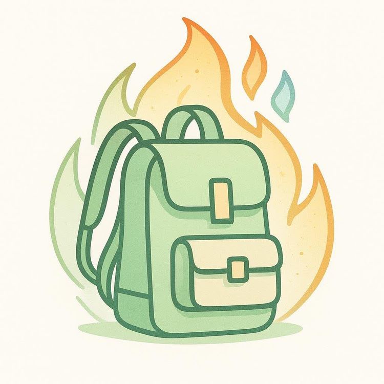 Icon illustration of a weighted hiking boot