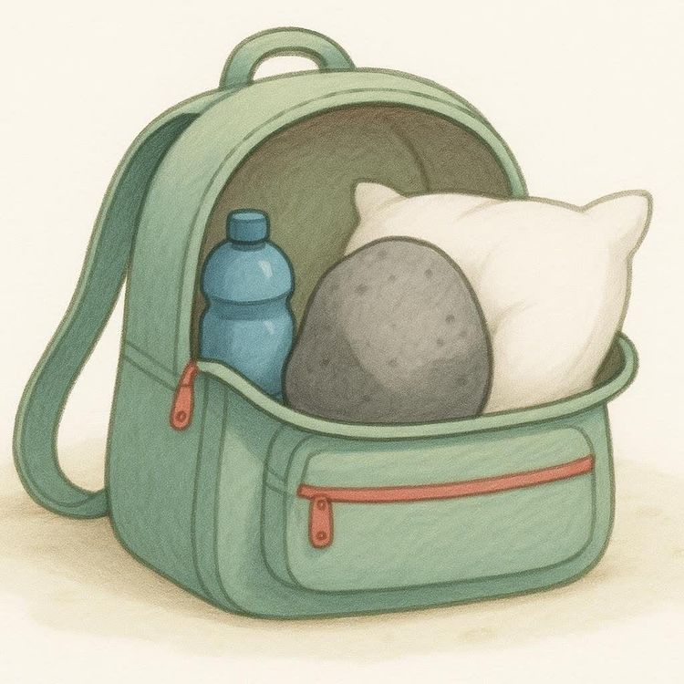 Minimalist icons of a dumbbell and a water droplet.