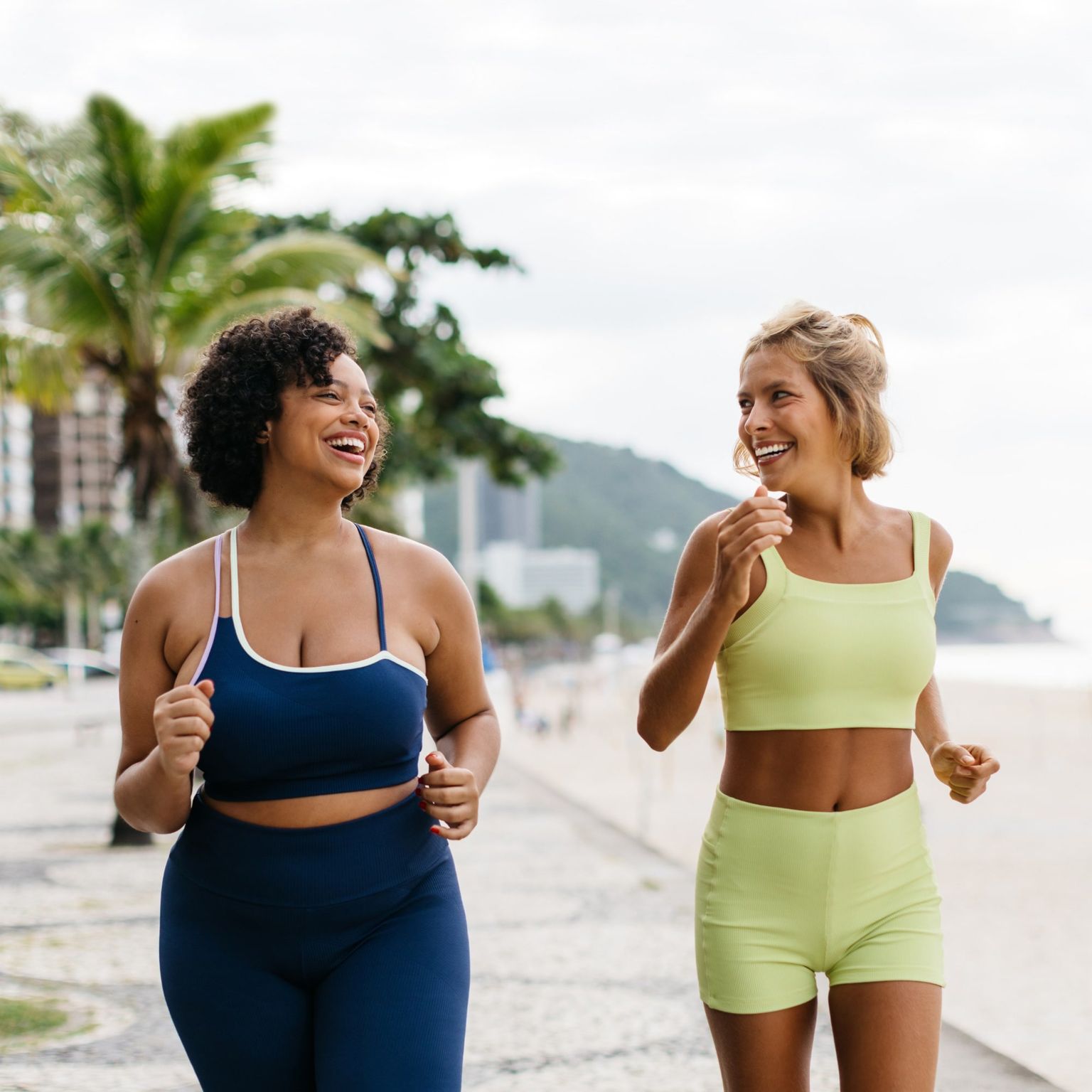 HalfImage: Woman Jogging