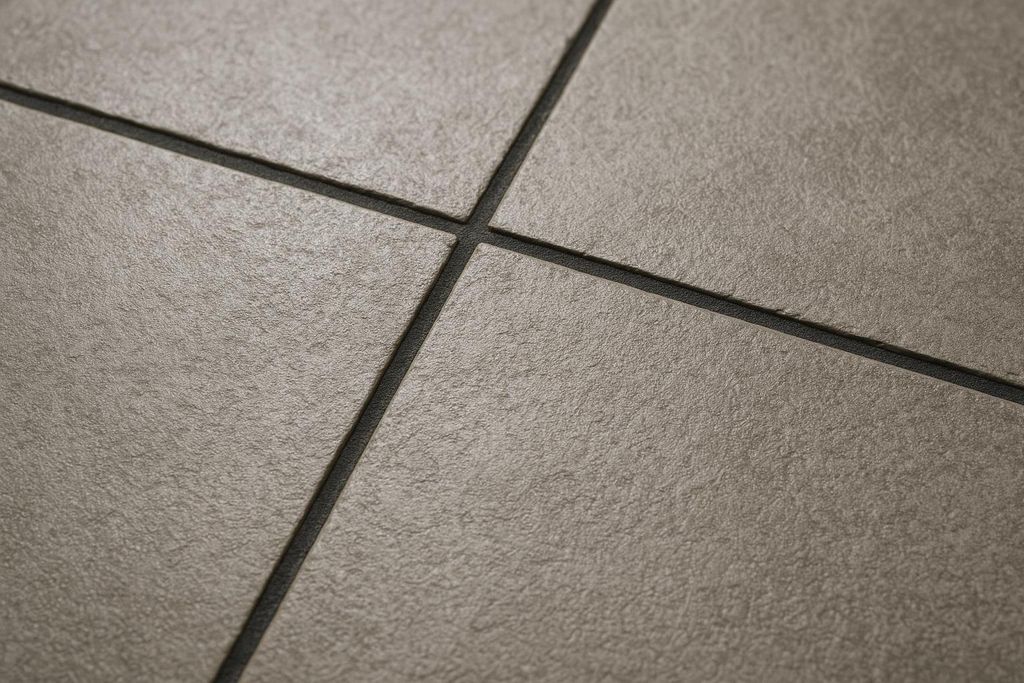 Detail of hard tile floor suitable for weighing