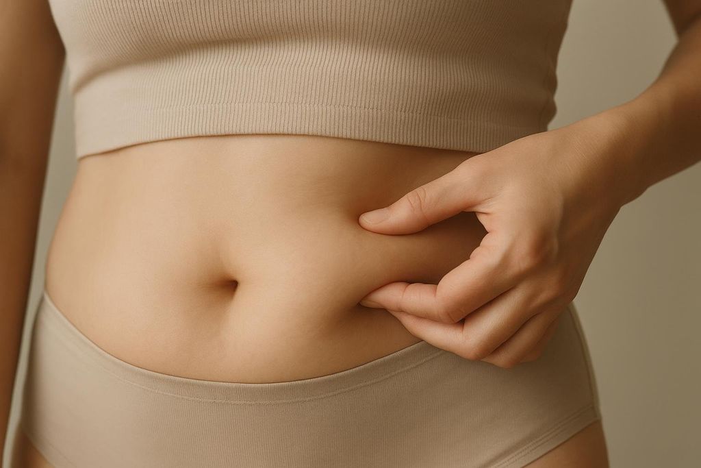 Abstract ripples on water symbolizing that fat loss occurs system-wide, not in one spot.