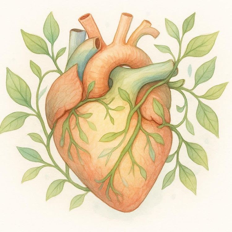 Minimalist heartbeat icon changing into a smiling sun