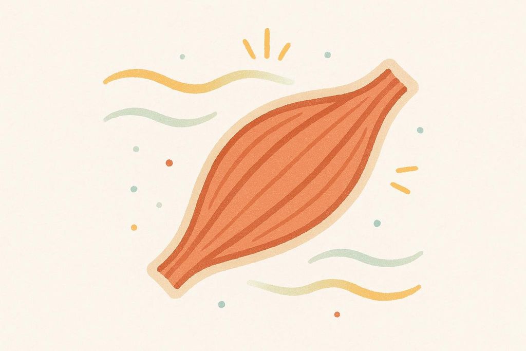 An icon of a muscle fiber radiating energy, symbolizing its role as a metabolic engine.