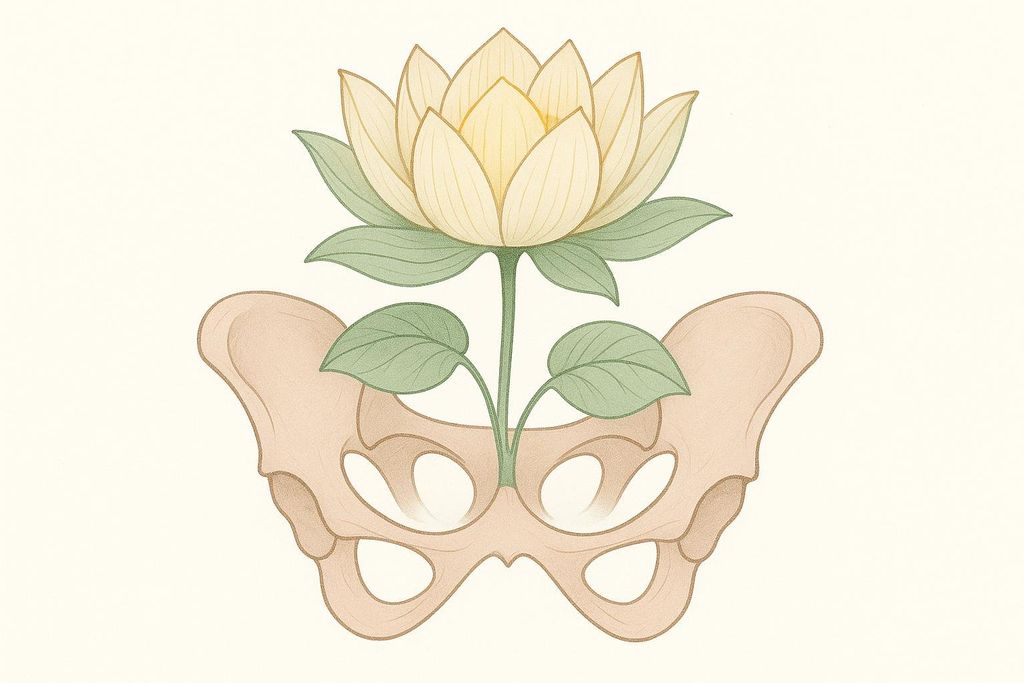 Lotus flower illustration symbolizing relaxation