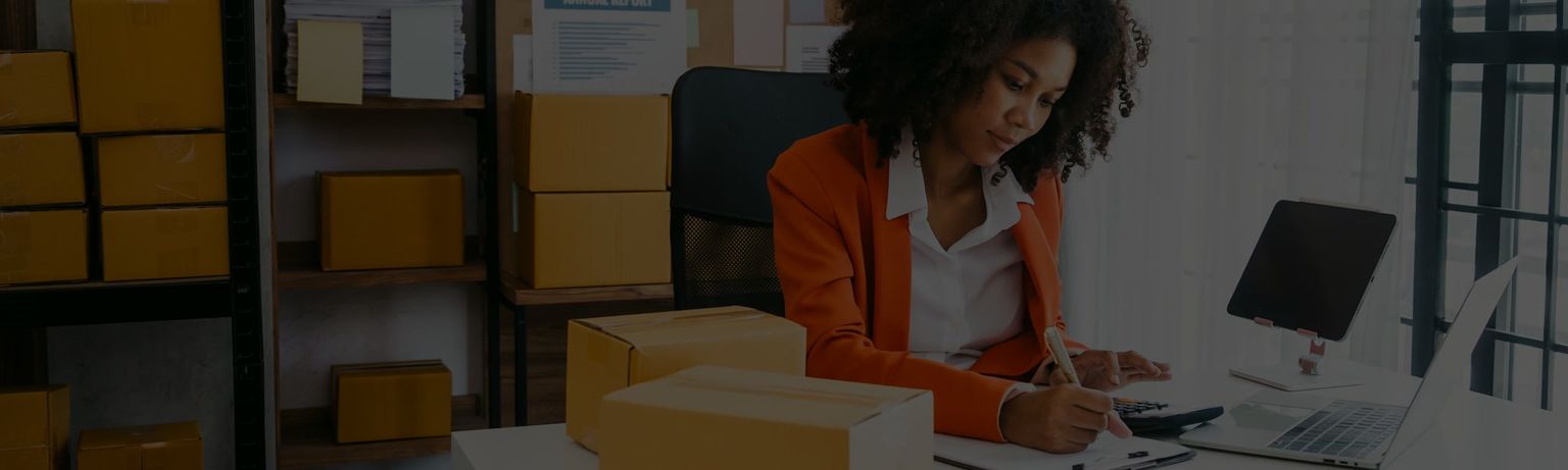 CoverShort: Young Black Businesswoman Desktop