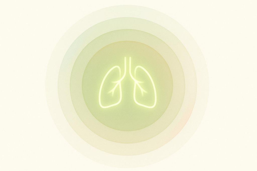 An abstract demonstration of lung capacity and oxygen efficiency.