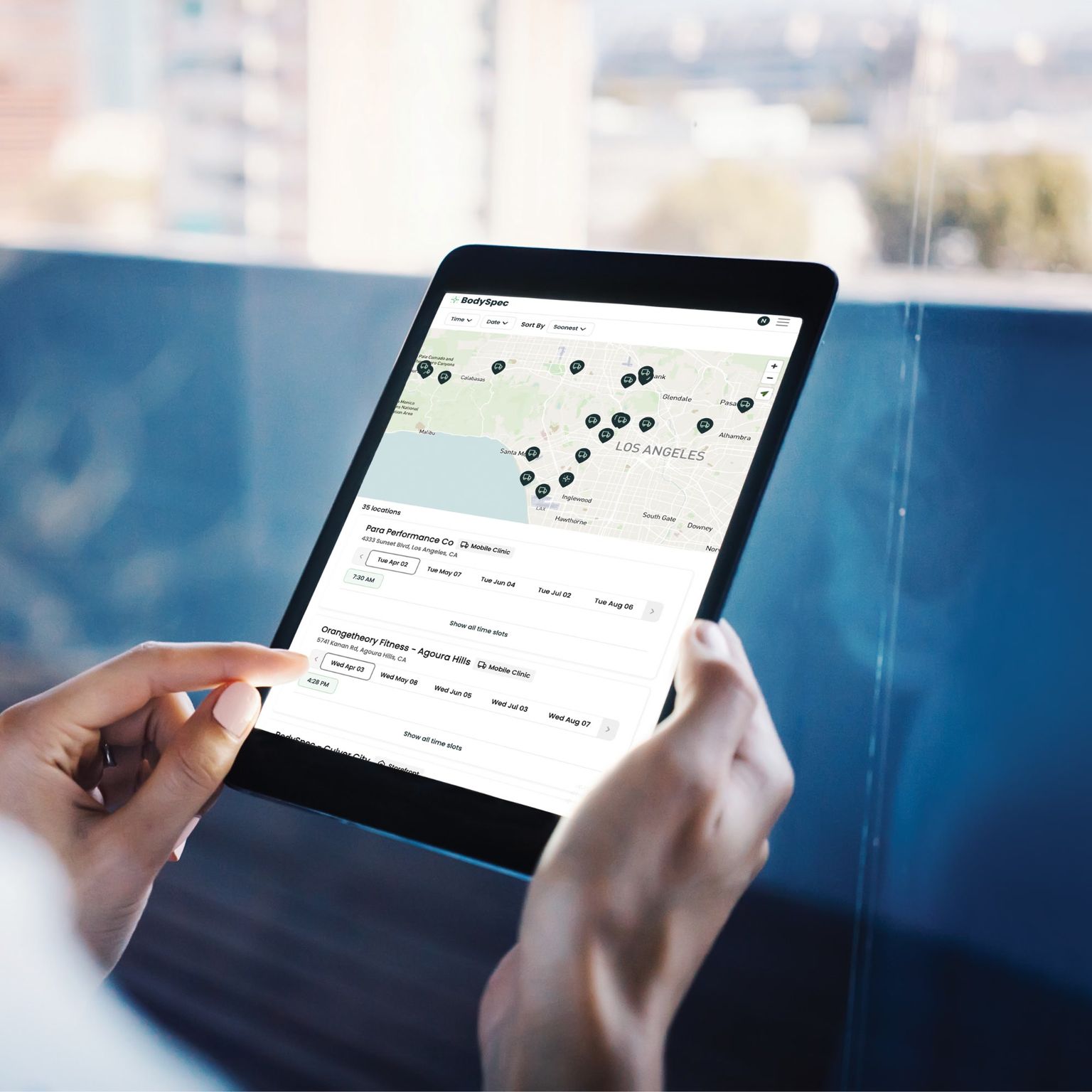 HalfImage: Booking Locations